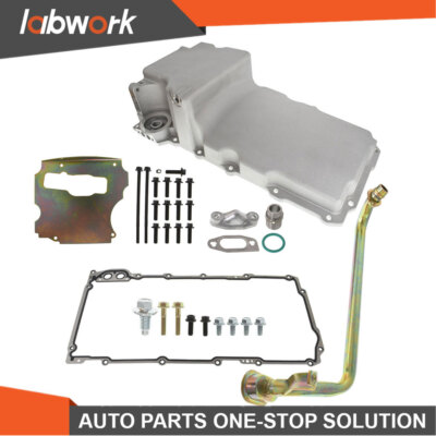 Labwork Swap Retrofit Low Profile Oil Pan for GM LS1 LS2 LS3 Engine 55-87 302-1