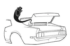 Mustang Trunk Weatherstrip All Body Styles 1971 1972 1973 - Daniel Carpenter