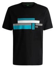 HUGO BOSS BLACK T-SHIRT MEN TEE GLAMPING 50538923001