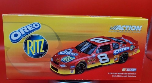 Action Oreo / Ritz #8 Dale Earnhardt Jr 1:24 White Gold NIB 1 of 2496 - Picture 2 of 9