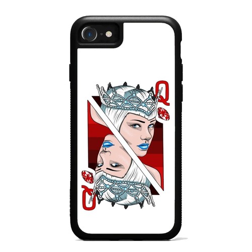 Pink Queen Hearts Card Anti scratch Cover For Apple iPhone SE 11 12 13 14 15 16 - Picture 16 of 25