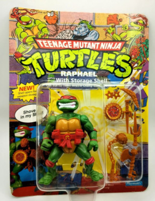 Tmnt 1990 Raphael Shell Raphael with Storage Shell TMNT 1990 Playmates Figure MOC Unpunched | eBay