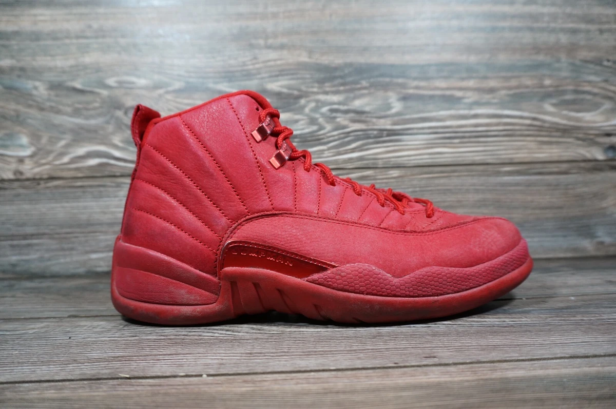 Nike Air Jordan 12 Retro Gym Red Suede Size 8.5 130690 601 Basketball Shoes
