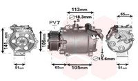 Kompressor Klimaanlage Klimakompressor Passend FüR Ford B-Max JK Fiesta VI