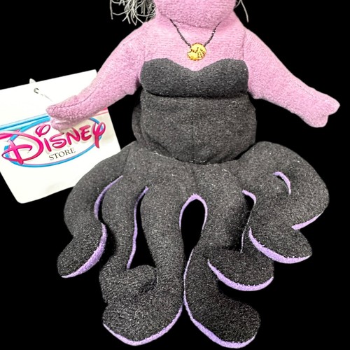 Ursula The Little Mermaid Villain Vintage Disney Store Bean Plush 5.5" New Tags - Picture 3 of 8