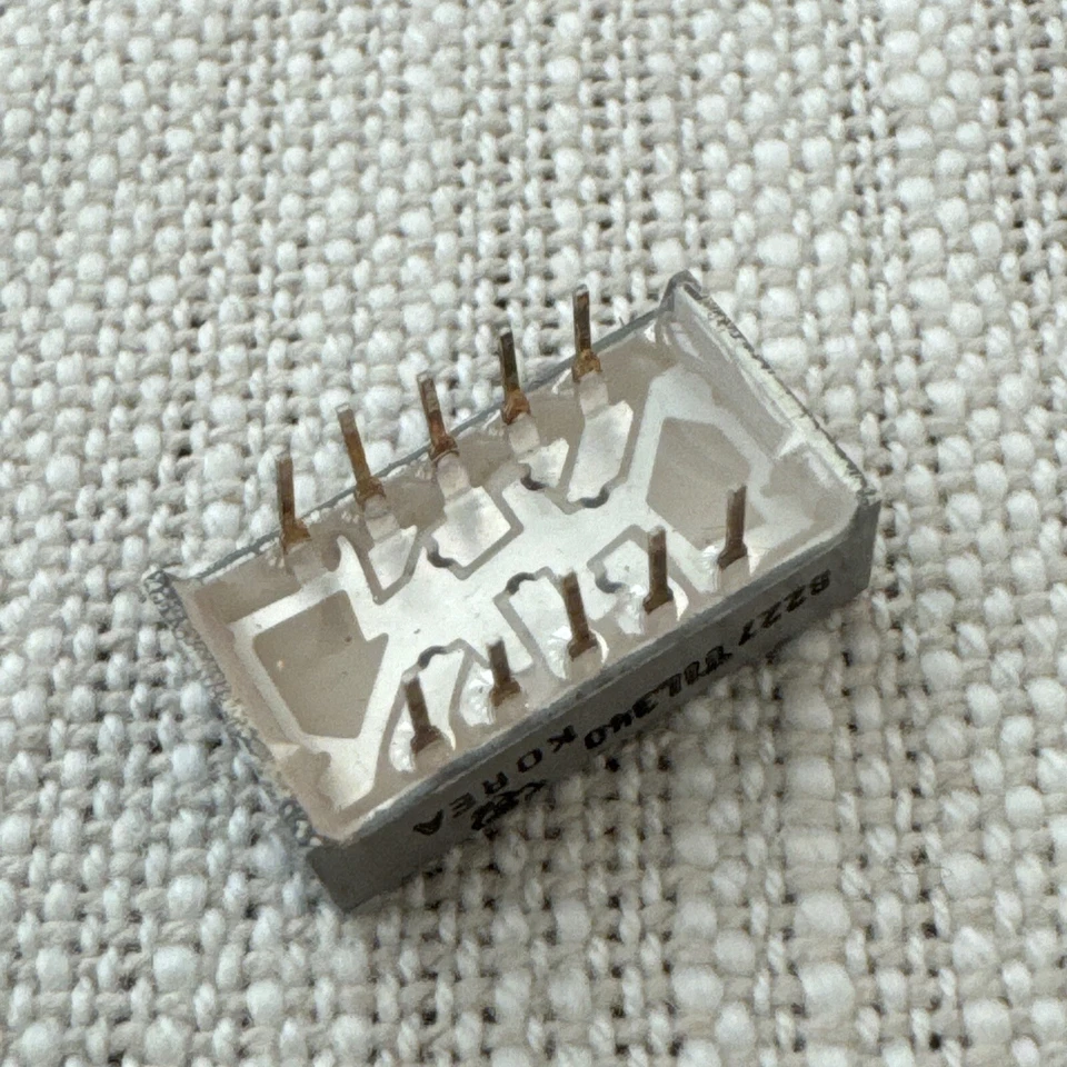 TIL340 TI TIL 340 TEXAS INSTRUMENTS ALPHANUMERIC LED VINTAGE Gray 10 Pin Rare - Image 3 of 4