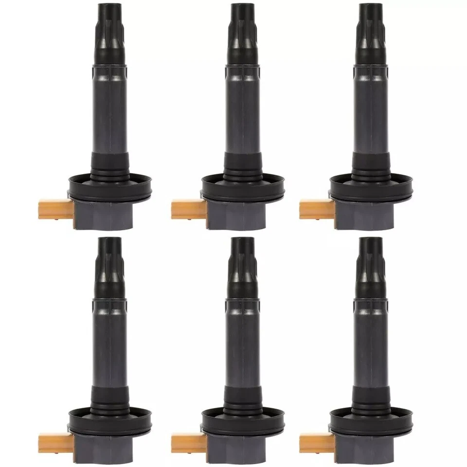 6X Ignition Coils + OEM Spark Plugs For 2015-2020 Ford Transit-250 3.5L - Image 2 of 4