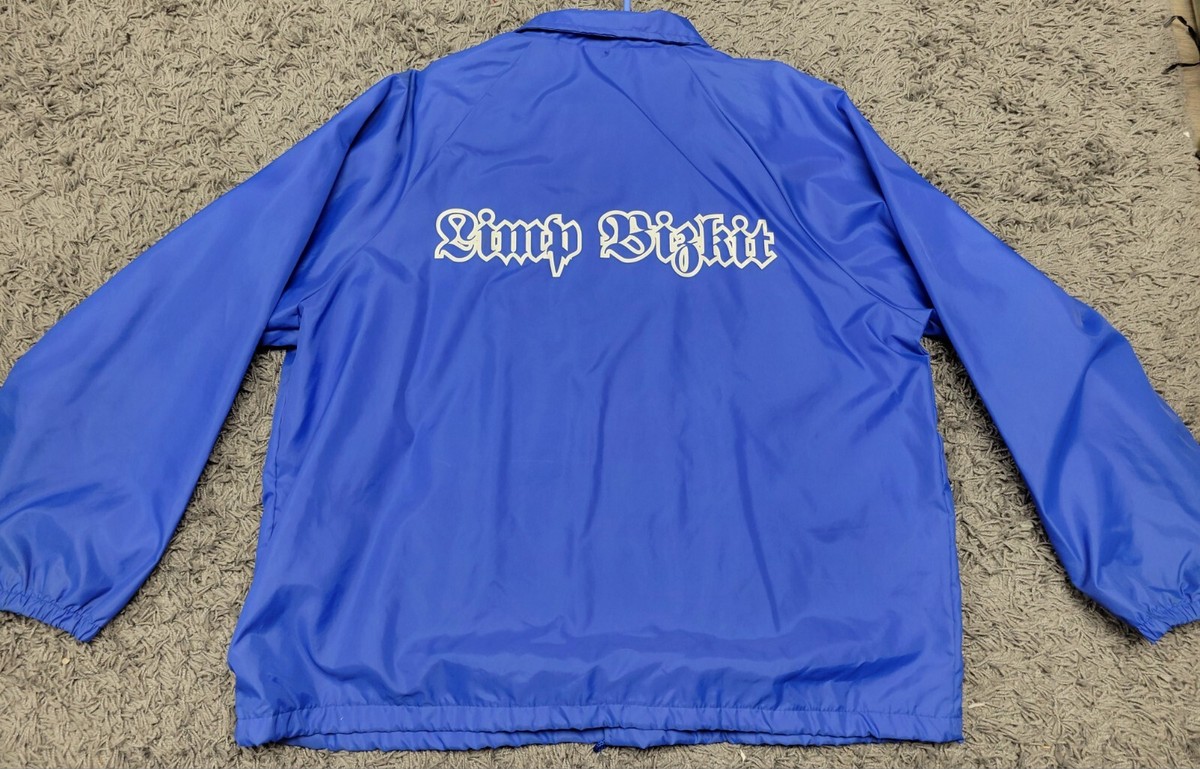 VTG NEW 90's LIMP BIZKIT WINDBREAKER JACKET COAT THREE DOLLAR BILL