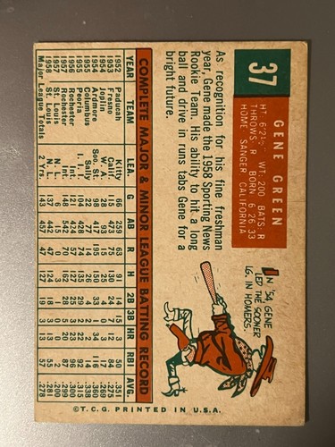 1959 Topps Baseball Singles - Nos 1-299 - Pick Your Card - Complete Your Set - - Bild 43 von 487