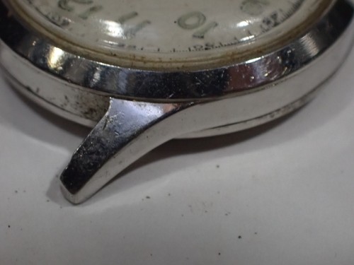 1030 ABNC Croton Aquamedico 17 Jewel Men's Manual Wind Wristwatch Runs Stainless - Picture 4 of 8
