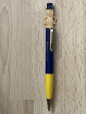 Vintage Mr. Peanut Planters Peanuts Mechanical Pencil w /Lead Blue & Yellow