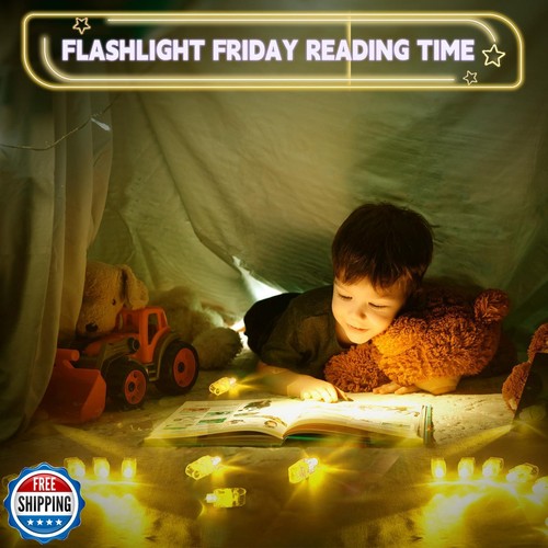 CALIFORNIA CADE ELECTRONIC Finger Lights, 50Pcs Flashlights Finger for Kids A - Picture 4 of 5