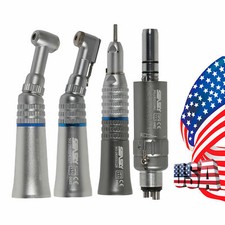 NSK Style Dental Slow Low Speed Handpiece Straight Contra Angle Air Motor 2/4H