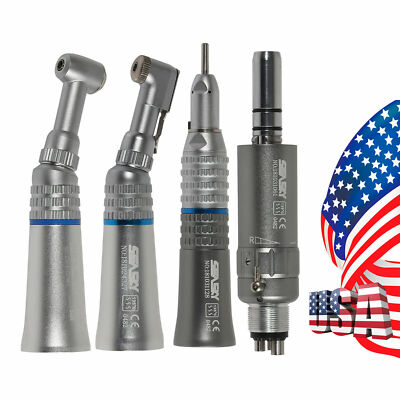 NSK Style Dental Slow Low Speed Handpiece Straight Contra Angle Air Motor 2/4H