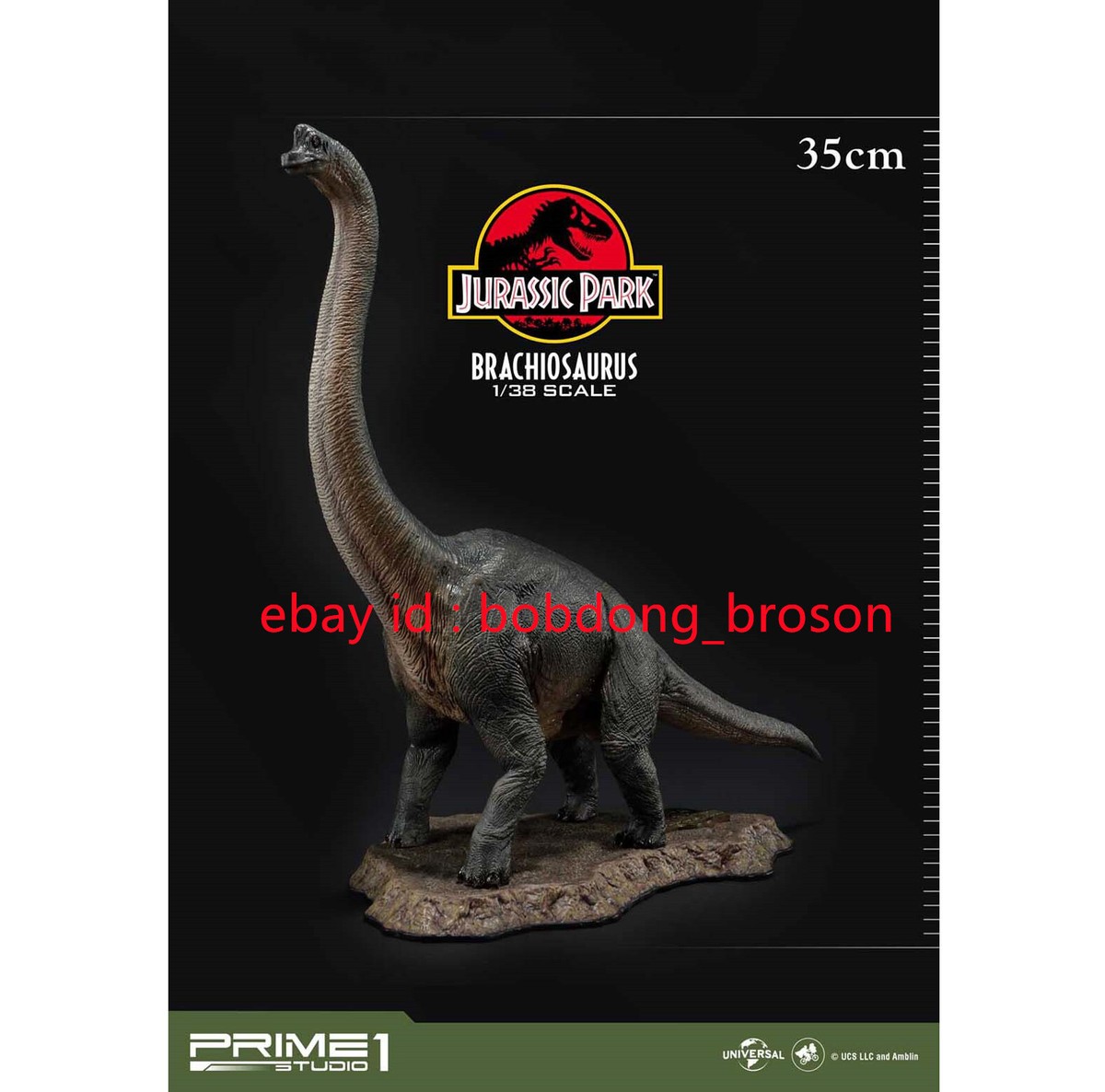 Prime 1 Studio ジュラシック・パーク ブラキオサウルス 1/38 Prime 1 Studio PCFJP-03 P1S 1/38 Jurassic World Brachiosaurus