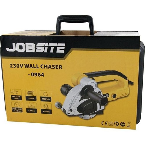 Electric Wall Chaser Saw Heavy Duty 1500W 240V & Free Accessories 8500rpm CT0964