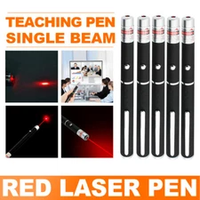 5PC Visible Beam For Pet Toy  Red Laser Pen Single Point Lazer 1mw Instruction