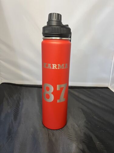 Taylor Swift 24 oz metal water bottle Engraved. KARMA 87 Kansas City Chiefs. NEW - Picture 4 of 9