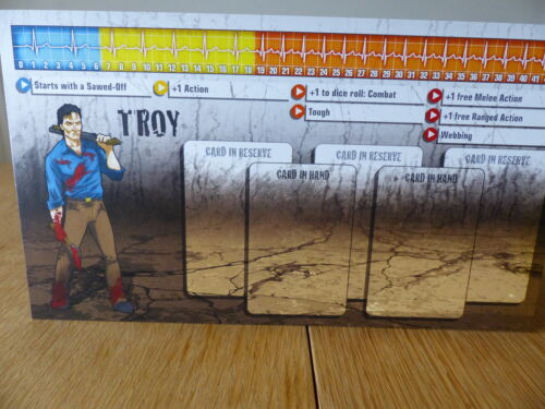 Zombicide - Troy - Carta cruscotto personaggio (solo carta) - Foto 1 di 1