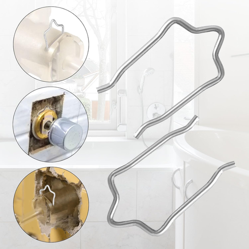 10 Piezas Clip Retenedor de Ducha, Clip Retenedor de Acero Inoxidable Compatible con Moen 9 - Imagen 7 de 12