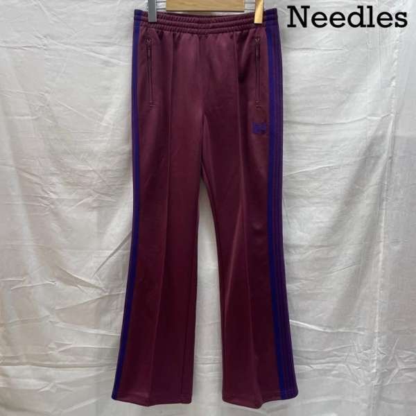 Needles Bootcut Track Pants Polyester Embroidered… - image 1