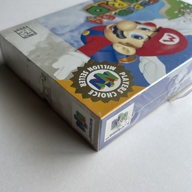 NEW Super Mario 64 Nintendo 64 N64 Authentic Sealed Players Choice VGA WATA CGC