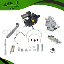 Power Brake Booster Chrome Master Disc Disc Kit Universal Hydrobooster Hydraulic