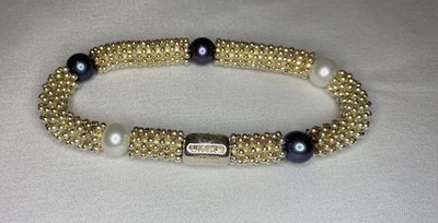 Links Of London - Flexarmband Effervescent - 925er Silber, Perlen