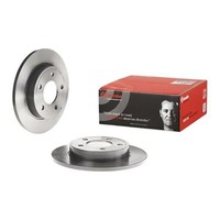 2X Brembo Bremsscheiben 265Mm Voll Hinten Passend FÜR Mazda 3