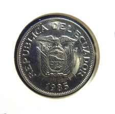 Ecuador 1985  50 Centavos UNC  👀