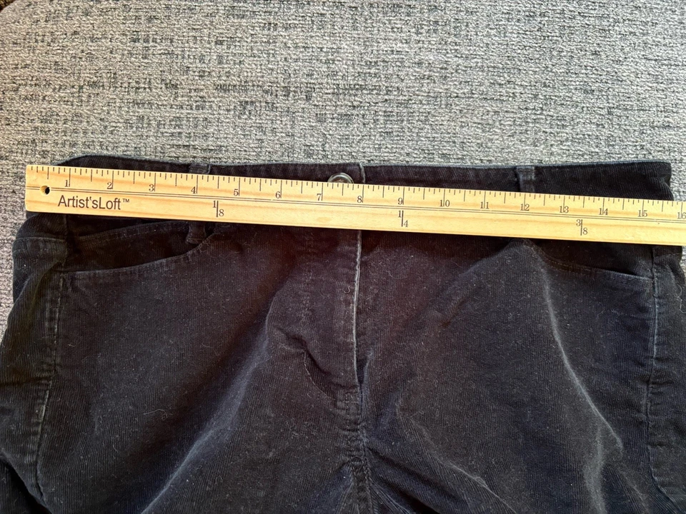 Pantalones de pana negros Jill talla 10 algodón/spandex 0001769 Foto 4 de 4