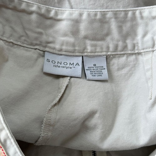 Womens Sonoma Life + Style Khaki Beige Skort Size 8 - Picture 4 of 4