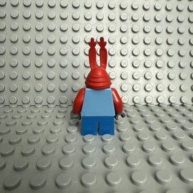 LEGO MR. KRABS MINIFIGURE Crabs SpongeBob SquarePants 3825 No teeth