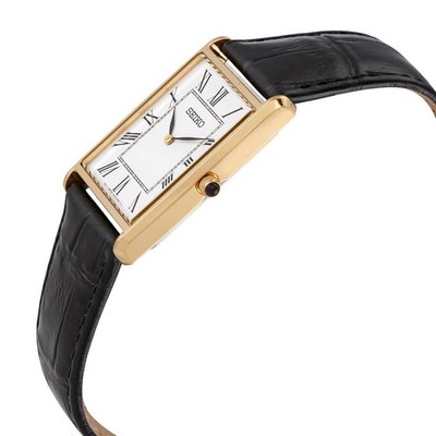 Seiko Essentials Quartz White Dial Men Watch SWR052 4954628239549