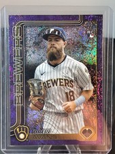 2026 Topps Drew Avans Rc Purple 173/250 Milwaukee Brewers