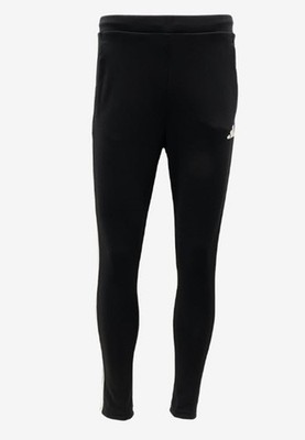 Adidas Women 3-Stripe Regular Knit Pants Black Casual Yoga GYM Tight-pant JW9789