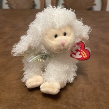 Ty Beanie Baby FLOXY the White Lamb 5.5" New Plush Stuffed Animal Toy