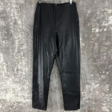 NEW Old Navy Size 6 Skinny Extra High Rise Faux Leather Pants Black Casual