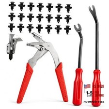 Car Clip Pliers, 4-in-1 Car Trim Removal Tool Kit with Clip Removal Pliers,