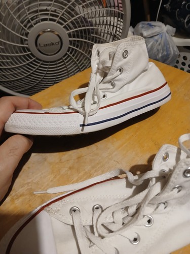 Converse All Star Chuck Taylor Canvas Shoes Mid Top Mens 6 Womens 8 - Picture 5 of 8
