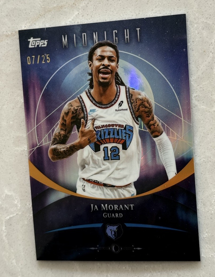 2025-26 Topps Midnight - Ja Morant #43 Moonrise /25 | eBay