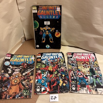 Marvel The Infinity Gauntlet Series 1-4,  1991 First Editions 