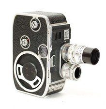 Bolex Paillard B8 8mm Movie Camera with Som Berthiot Cinor 2/35mm 1.9/12.5mm