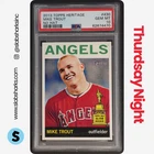 2013 TOPPS HERITAGE #430 MIKE TROUT ALL-STAR PSA 10
