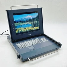 Belkin Omniview Enterprise Quad-Bus Series Rackmount 15" Console LCD F1DC100P