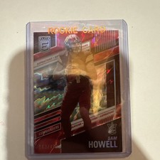 SAM HOWELL 2022 PANINI ELITE RED ASPIRATIONS RC PARALLEL 163/499 #104