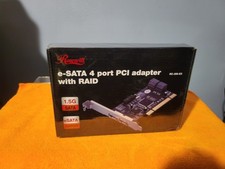 Rosewill e-SATA 4 Port PCI Adapter With RAID RC-209-EX Brand New Sealed