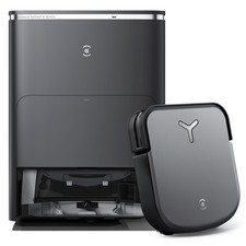 ECOVACS DEEBOT X2 OMNI ROBOT VACUUM AND MOP, 8000PA SUCTION, 15MM LIFT - BLACK