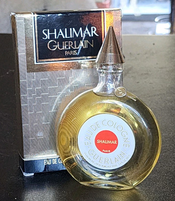 VINTAGE SHALIMAR GUERLAIN PARIS EAU de COLOGNE. 3.4fl oz Sealed 1983