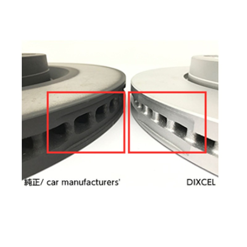 Dixcel Brake Disc Rotor Rear set For Maserati Ghibli S MG30A (2017/11-)